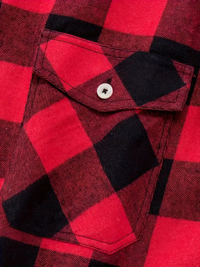 Camisa de Franela a Cuadros para Hombre - Uso Todo el Año - Image 42