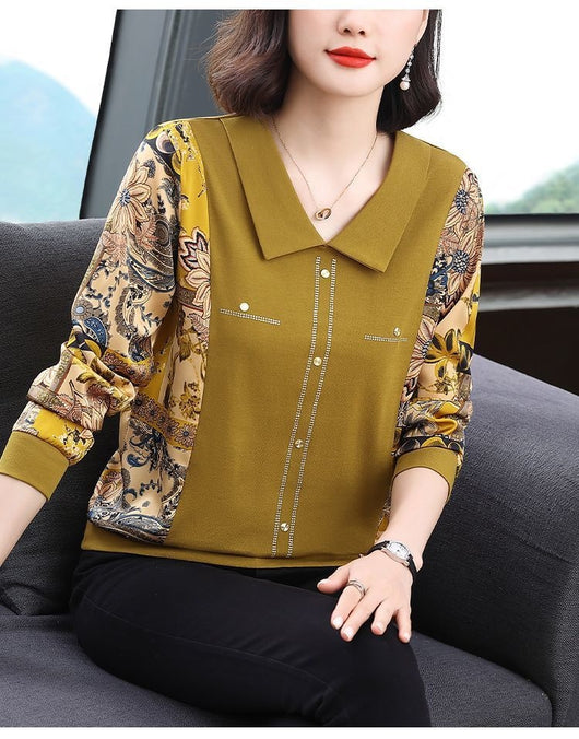 Camisa Clásica de Manga Larga Estilo Occidental para Adultos Mayores - Image 20
