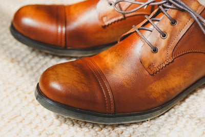 Zapatos Casuales de Cuero Vintage para Hombre con Puntera Redonda Transpirable - Image 16
