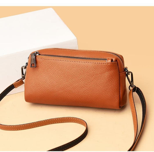 Bolso Crossbody de Cuero Genuino para Mujer - Bolsa de Hombro para Celular - Image 23