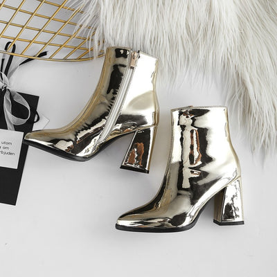 Botas Trendy Talla Grande Estilo Europeo y Americano para Mujer - Image 26
