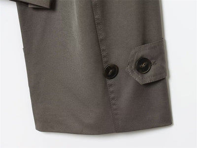 Abrigo Trench Coat Elegante para Mujer con Cuello Tipo Solapa - Image 8