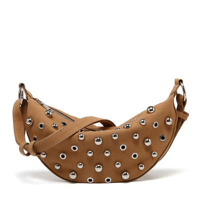 Bolsa Crossbody Retro con Remaches Acabado Metalizado Mate - Image 22
