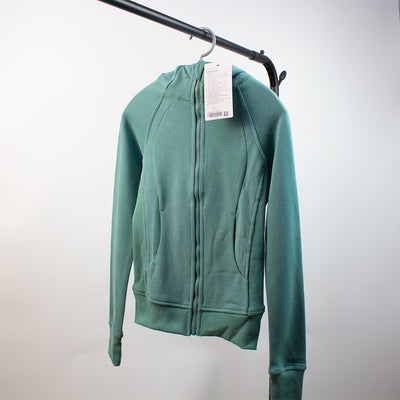 Sudadera Deportiva con Capucha y Cierre Completo para Yoga