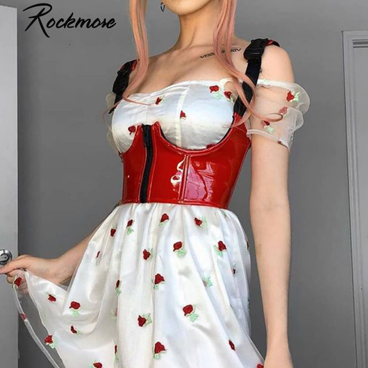 Camiseta de Cuero PU con Tirantes Ajustables y Soporte de Pecho - Image 17
