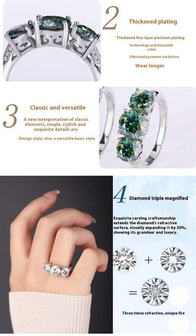 Anillo de Moissanita Sense Avanzado - Joya Elegante - Image 16