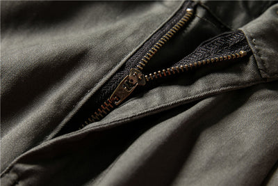 Pantalones Overol Casual Retro Japonés con Bolsillos de Contraste para Hombre - Image 16