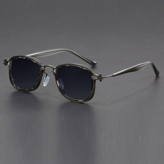 Gafas de Sol Retro Marco Cuadrado Metal - Image 10