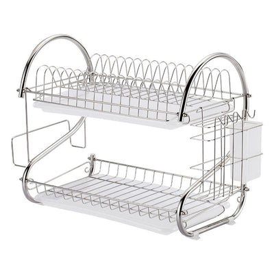 Escurridor de Platos Doble de Bambú con Ventilación - Image 17