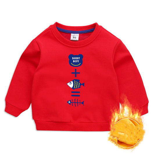 Suéter Acolchado para Niño con Forro de Terciopelo - Image 9