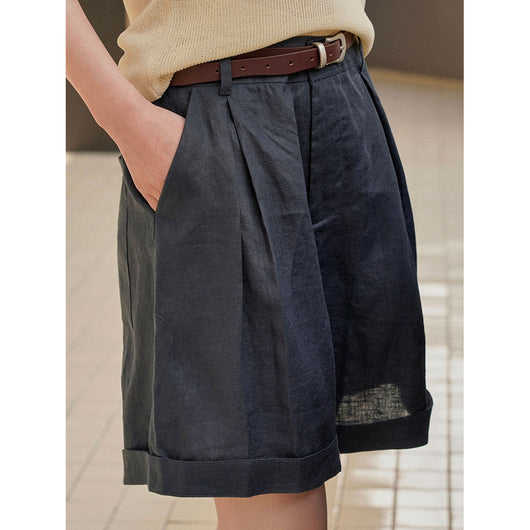 Pantalones Cortos Anchos y Sueltos con Efecto Reductor para Mujer - Image 5