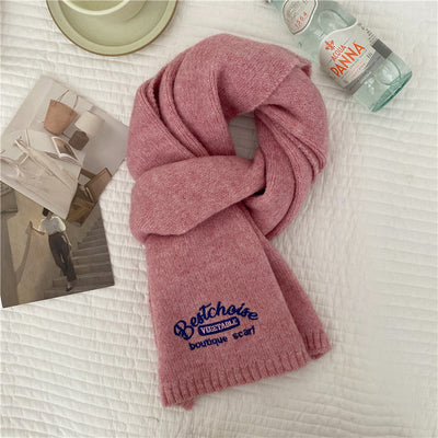 Bufanda Estilo Preppy de Cashmira Artificial para Mujer - Image 17