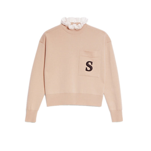 Blusa de punto con bordado de letras - Image 7