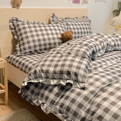 Juego de Cama Princesa de Tres Piezas con Motivo de Corazones para Niñas - Image 24