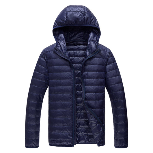 Chaqueta Puffer Ultraligera con Capucha - Abrigo de Plumas de Pato Slim Fit para Invierno - Image 20