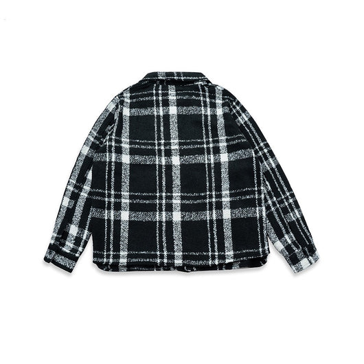 Camisa Cuadros Oversize con Hombros Caídos - Estilo Urbano Moderno - Image 6
