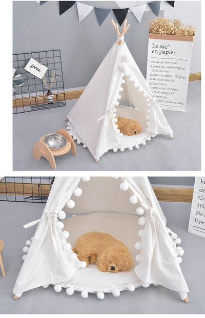 Casa Cama para Mascotas Desmontable y Lavable - 4 Estaciones para Perros y Gatos - Image 12