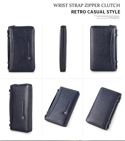 Billetera Multifuncional de Cuero Genuino para Hombre con Compartimentos Premium - Image 10