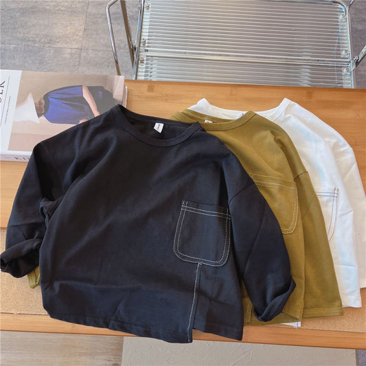 Blusa Interior de Otoño para Bebé con Diseño Irregular