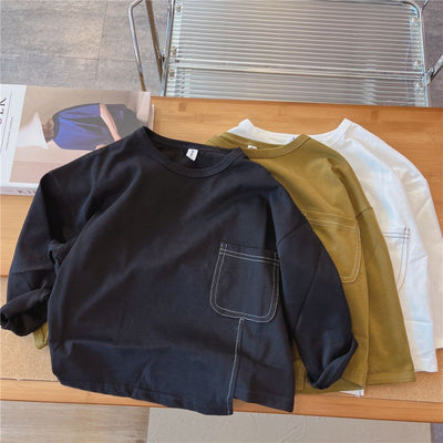 Blusa Interior de Otoño para Bebé con Diseño Irregular