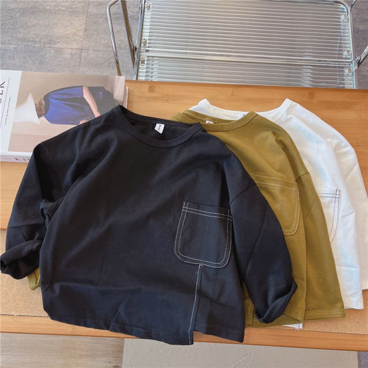 Blusa Interior de Otoño para Bebé con Diseño Irregular