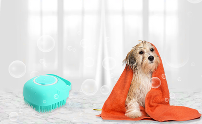 Cepillo de Baño para Mascotas con Dispensador de Jabón - Cerdas de Silicona Suave - Image 30