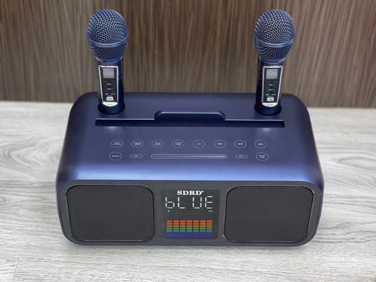 Parlante Bluetooth de Escritorio SD318 con Micrófono Inalámbrico Dual - Image 9