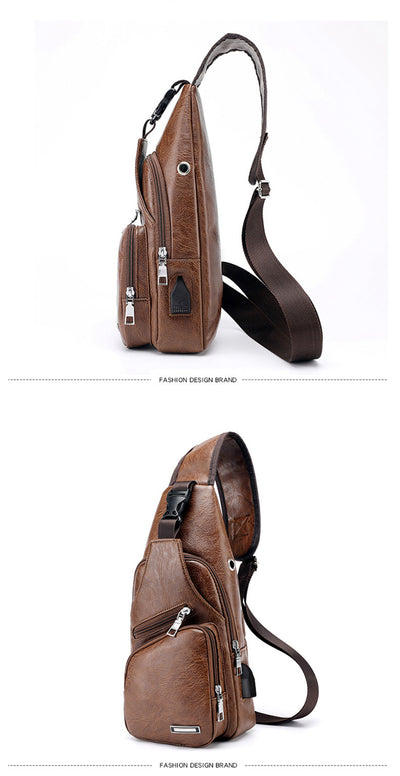 Bolsa Mensajero con Carga USB - Mochila Portátil Inteligente - Image 14