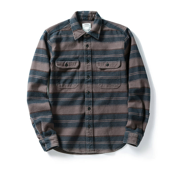 Cardigan Tipo Camisa Suelta a Cuadros Multicolor