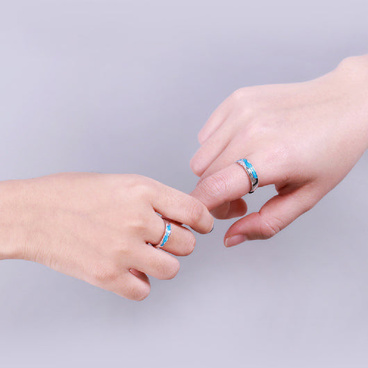 Anillo de Plata Esterlina para Parejas