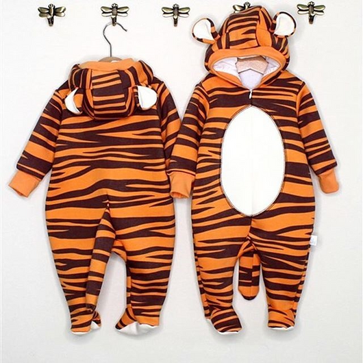 Pijama Enterizo con Capucha Estampado para Niños - Image 11