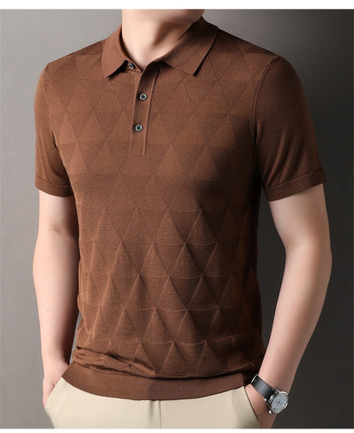 Camiseta Manga Corta Hombre Ice Silk Transpirable Secado Rápido - Image 23