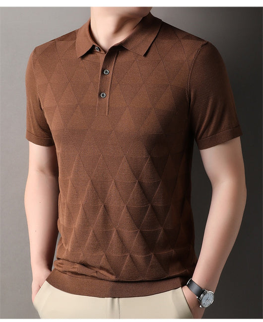 Camiseta Manga Corta Hombre Ice Silk Transpirable Secado Rápido - Image 23