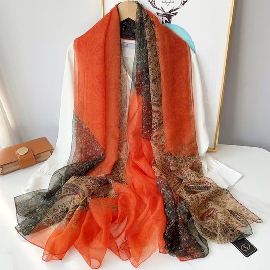 Bufanda de Rosas Yourou en Hilo Elegante para Mujer - Image 2