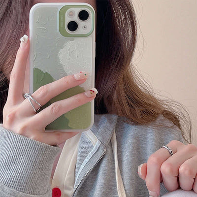 Funda de Celular Acuarela Graffiti Verde Verano - Image 4