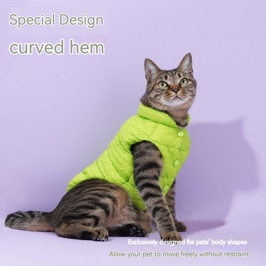 Chaleco Térmico Universal para Gatos y Perros - Abrigo Invierno Antiestático - Image 4