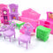 Casa de Juegos Infantil con Muebles y Decoración