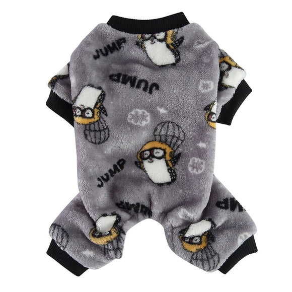 Pijama Cálido para Perros - Ropa de Abrigo Otoñal
