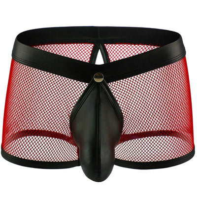 Calzoncillos Boxer Briefs para Hombre Talla Grande Malla Transpirable Cintura Baja - Image 9