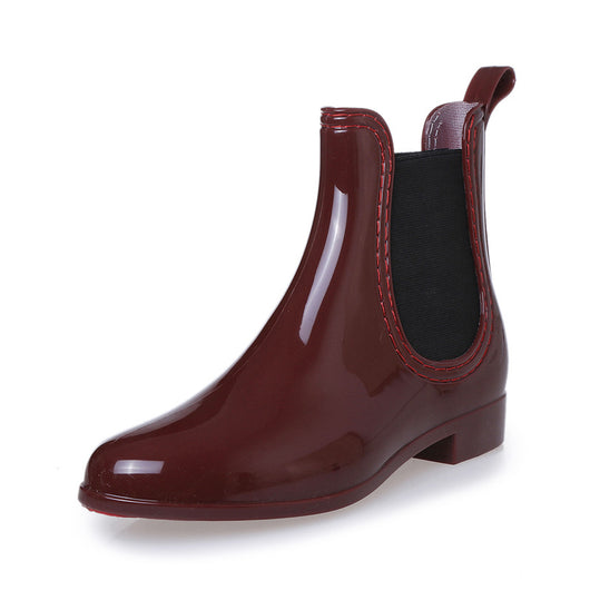 Botas de Lluvia Infantiles Impermeables con Elástico Decorativo - Image 10