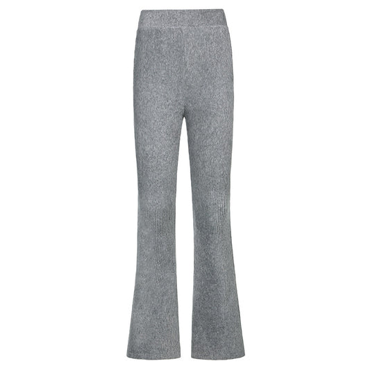 Pantalones de Pana Cintura Alta con Bolsillos - Corte Relajado y Slim - Image 14