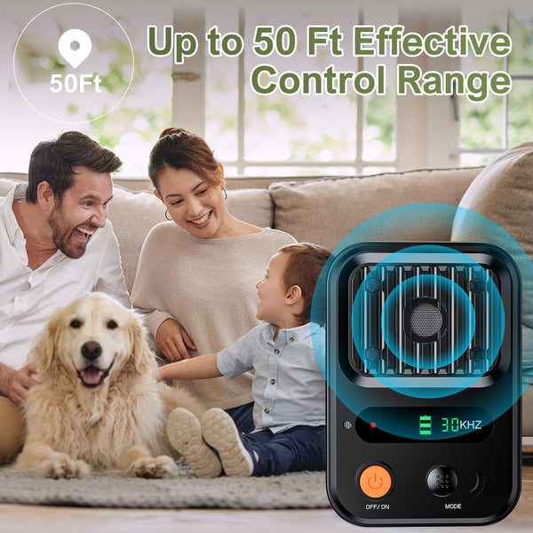 Dispositivo Portátil Ultrasónico Anti-perros con Pantalla a Color
