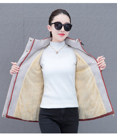 Abrigo de Plumón con Forro Polar para Mujer - Diseño Cálido y Elegante - Image 12