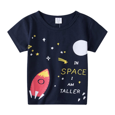 Playera Casual Infantil con Estampado de Dibujos Animados - Image 7