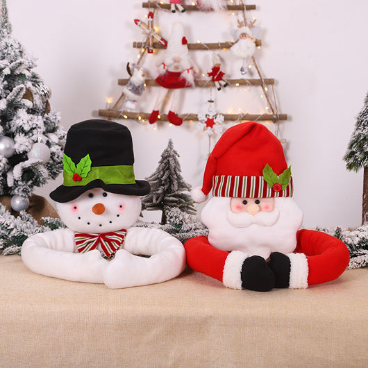 Adorno Navideño Muñeco de Nieve - Estrella para Punta del Árbol - Image 9