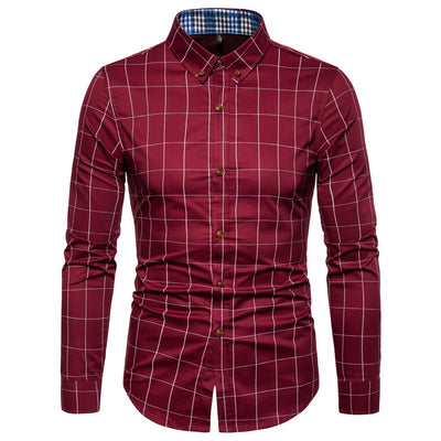 Camisa Estampado Floral Slim Fit Manga Larga para Hombre - Image 10
