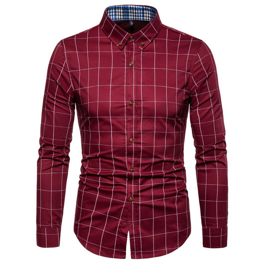 Camisa Estampado Floral Slim Fit Manga Larga para Hombre - Image 10