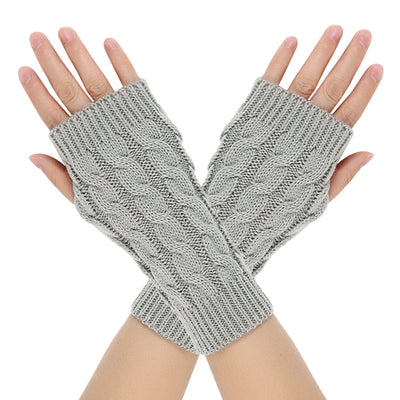 Guantes de Lana Cálidos con Dedos Abiertos para Hombre - Image 9