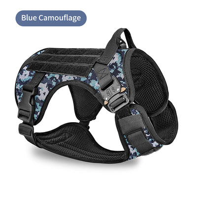 Arnés Táctico de Tracción para Mascotas Grandes - Camuflaje Profesional - Image 7