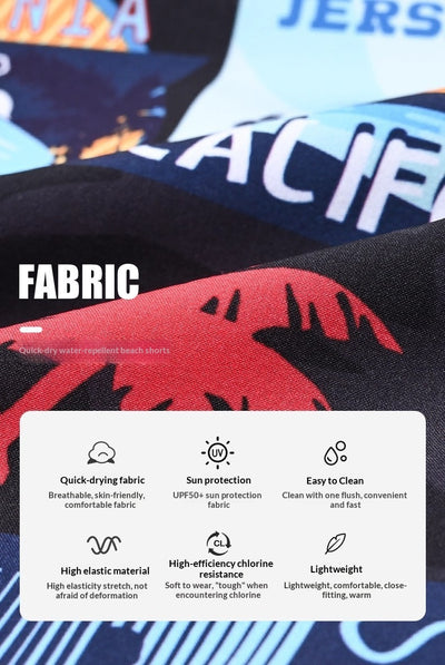 Shorts de Playa para Parejas con Estampado Digital de Secado Rápido - Image 20